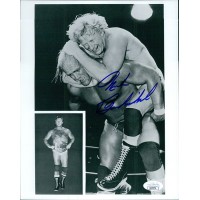 Nick Bockwinkel WWE WWF Wrestler Signed 8x10 Glossy Photo JSA Authenticated