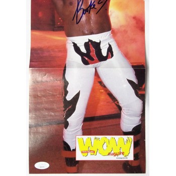 Booker T Signed WCW NWO Wrestling Signed 8x23 Folded Poster JSA Authenticated