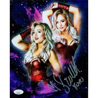 Scarlett Bordeaux WWE ROH Wrestler Signed 8x10 Glossy Photo JSA Authenticated