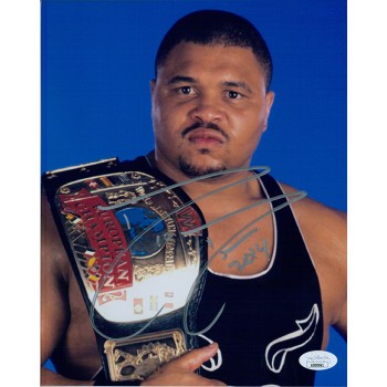 D'Lo Brown WWE WWF TNA Wrestler Signed 8x10 Glossy Photo JSA Authenticated