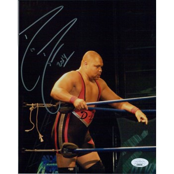 D'Lo Brown WWE WWF TNA Wrestler Signed 8x10 Glossy Photo JSA Authenticated