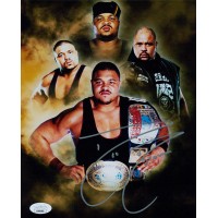 D'Lo Brown WWE WWF TNA Wrestler Signed 8x10 Glossy Photo JSA Authenticated