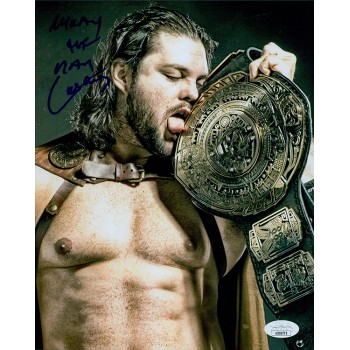 Marty The Moth Casaus Lucha Wrestling Signed 8x10 Glossy Photo JSA Authenticated