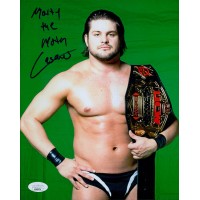 Marty The Moth Casaus Lucha Wrestling Signed 8x10 Glossy Photo JSA Authenticated