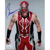 Chimaera Ricardo Rodriguez Wrestler Signed 8x10 Glossy Photo JSA Authenticated