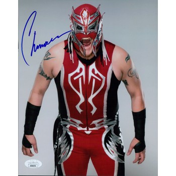 Chimaera Ricardo Rodriguez Wrestler Signed 8x10 Glossy Photo JSA Authenticated