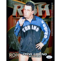 Steve Corino Ring of Honor Wrestling Signed 8x10 Glossy Photo JSA Authenticated