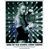 Steve Corino ECW ROH Wrestling Signed 8x10 Glossy Photo JSA Authenticated