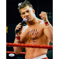 Robbie E WWE TNA Wrestling Signed 8x10 Glossy Photo JSA Authenticated