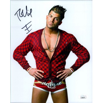 Robbie E WWE TNA Wrestling Signed 8x10 Glossy Photo JSA Authenticated