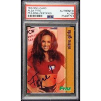 Alba Fyre NWO Signed 1998 Topps Card #58 PSA Authenticated