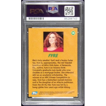 Alba Fyre NWO Signed 1998 Topps Card #58 PSA Authenticated