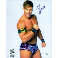 Justin Gabriel WWF WWE Wrestling Signed 8x10 Glossy Photo JSA Authenticated