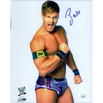 Justin Gabriel WWF WWE Wrestling Signed 8x10 Glossy Photo JSA Authenticated