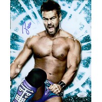 Justin Gabriel WWF WWE Wrestling Signed 8x10 Glossy Photo JSA Authenticated