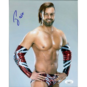 Justin Gabriel WWF WWE Wrestling Signed 8x10 Glossy Photo JSA Authenticated