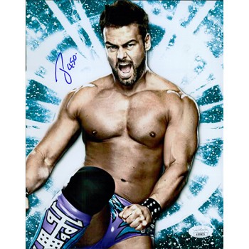 Justin Gabriel WWF WWE Wrestling Signed 8x10 Glossy Photo JSA Authenticated