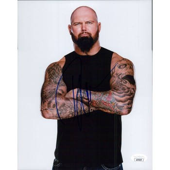 Doc Gallows Luke WWE TNA Wrestler Signed 8x10 Glossy Photo JSA Authenticated