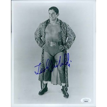Leo Garibaldi Wrestler Signed 8x10 Glossy Photo JSA Authenticated