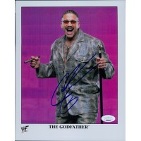 The Godfather Signed WWF WWE Wrestling 8x10 Glossy Photo JSA Authenticated