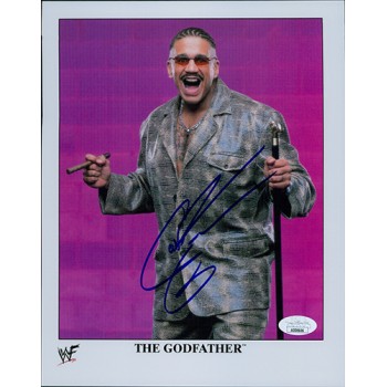 The Godfather Signed WWF WWE Wrestling 8x10 Glossy Photo JSA Authenticated