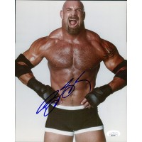 Bill Goldberg WWF WCW WWE Wrestler Signed 8x10 Glossy Photo JSA Authenticated