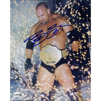 Bill Goldberg WWF WCW WWE Wrestler Signed 8x10 Glossy Photo JSA Authenticated