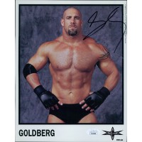 Bill Goldberg WCW Wrestler Signed 8x10 Cardstock Promo Photo JSA Authentic DMG