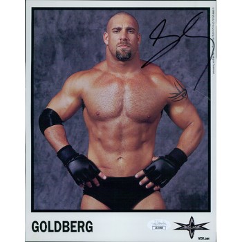 Bill Goldberg WCW Wrestler Signed 8x10 Cardstock Promo Photo JSA Authentic DMG