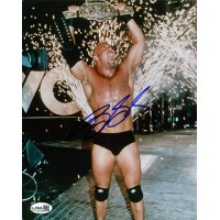 Bill Goldberg WWF WCW WWE Wrestler Signed 8x10 Matte Photo JSA Authenticated