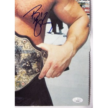 Bill Goldberg WWF WCW WWE Wrestler Signed 15x21 Folded Poster JSA Authenticated