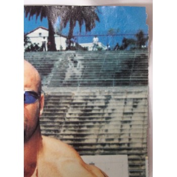 Bill Goldberg WWF WCW WWE Wrestler Signed 15x21 Folded Poster JSA Authenticated