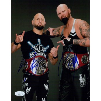 Good Brothers Doc Gallows Karl Anderson Signed 8x10 Glossy Photo JSA Authentic