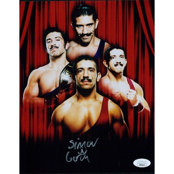 Simon Gotch WWE WWF Wrestler Signed 8x10 Glossy Photo JSA Authenticated