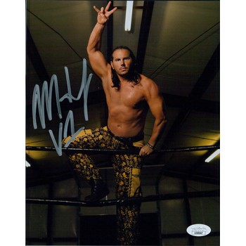 Matt Hardy WWE WWF AEW Wrestler Signed 8x10 Glossy Photo JSA Authenticated