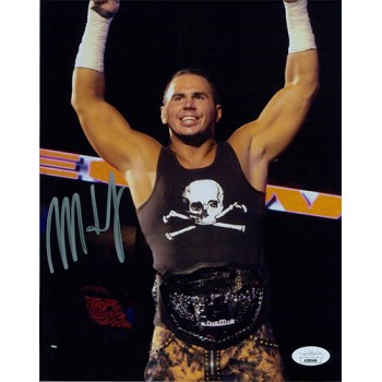 Matt Hardy WWE WWF AEW Wrestler Signed 8x10 Glossy Photo JSA Authenticated