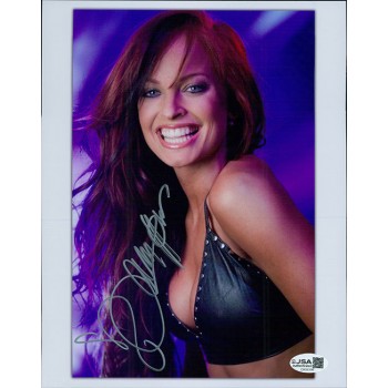 Christy Hemme TNA Wrestler Signed 8x10 Glossy Photo JSA Authenticated