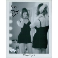Missy Hyatt WWF WCW ECW Wrestling Signed 8x10 Cardstock Photo JSA Authenticated