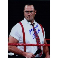 IRS Mike Rotunda WWF WWE WCW Wrestler Signed 8x10 Glossy Photo JSA Authenticated