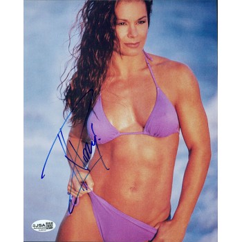 Ivory WWF WWE Diva Wrestler Signed 8x10 Glossy Photo JSA Authenticated