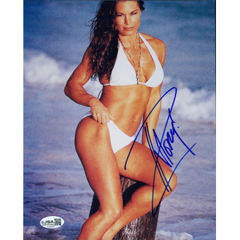 Ivory WWF WWE Diva Wrestler Signed 8x10 Glossy Photo JSA Authenticated