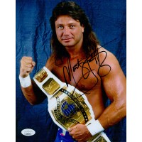 Marty Jannetty WWE WWF WCW Wrestler Signed 8x10 Glossy Photo JSA Authenticated