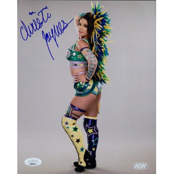 Christi Jaynes AEW Impact Wrestling Signed 8x10 Glossy Photo JSA Authenticated