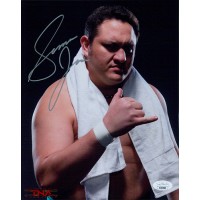 Samoa Joe TNA Wrestling Signed 8x10 Glossy Photo JSA Authenticated