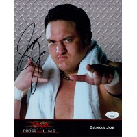 Samoa Joe TNA Wrestling Signed 8x10 Glossy Photo JSA Authenticated
