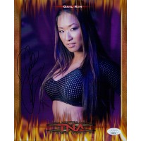 Gail Kim WWE TNA Diva Wrestler Signed 8x10 Glossy Photo JSA Authenticated