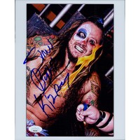 Kizarny Sinn Bodhi Wrestler WWE TNA Signed 8x10 Glossy Photo JSA Authenticated