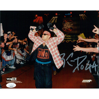 Konnan WCW NWO Wrestler Signed 8x10 Glossy Photo JSA Authenticated
