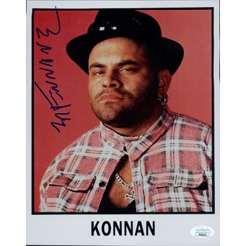Konnan NWO WWF Wrestler Signed 8x10 Glossy Photo JSA Authenticated