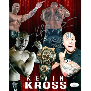 Karrion Killer Kross WWE Wrestling Signed 8x10 Glossy Photo JSA Authenticated